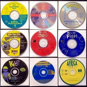 KIDS LOT #11 1997- 9 Vintage Win/Mac-CDs